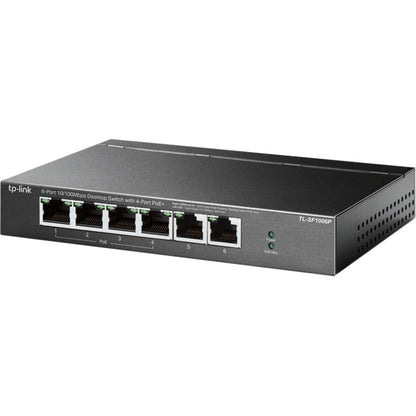 6PORT 10/100MBPS DESKTOP SWITCH WITH 4PORT POE+