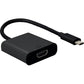 USB 3.1 C TO HDMI 8IN USB M/F BLACK ADAPTER CABLE