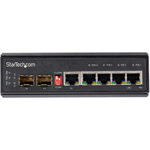 6 PORT GIGABIT ETHERNET SWITCH POE SFP UNMANAGED INDUSTRIAL RUGGED