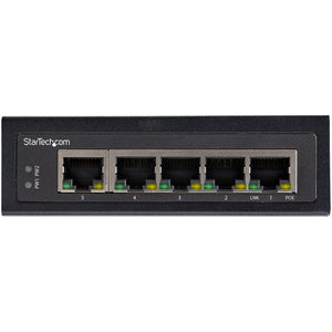 5 PORT GIGABIT ETHERNET SWITCH POE UNMANAGED INDUSTRIAL RUGGED