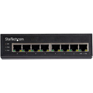 8 PORT GIGABIT ETHERNET SWITCH POE UNMANAGED INDUSTRIAL RUGGED