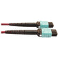 MMF FIBER OPTIC CABLE F/F 1M MTP/MPO-APC TO X2 12F MTP/MPO-UPC