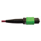 MMF FIBER OPTIC CABLE 400G OM4 MTP/MPO-APC TO MTP/MPO-UPC F/F 3M