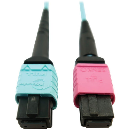 MMF FIBER OPTIC CABLE F/F 3M 24F MTP/MPO-UPC TO 16F MTP/MPO-UPC