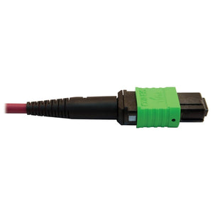 MMF FIBER OPTIC CABLE 400G F/F MTP/MPO-APC TO 24F MTP/MPO-UPC 5M