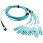 MMF FIBER OPTIC BREAKOUT CABLE 24F MTP/MPO-PC TO X8 LC F/M 5M