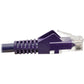 1FT CAT6 SNAGLESS MOLDED PATCH CABLE UTP PURPLE RJ45 M/M 1