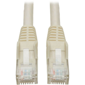 20FT CAT6 PATCH CABLE M/M WHITE GIGABIT MOLDED SNAGLESS PVC RJ45