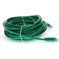 RJ-45 M/M PATCH CBL 15FT GREEN CAT6 UTP PVC CU