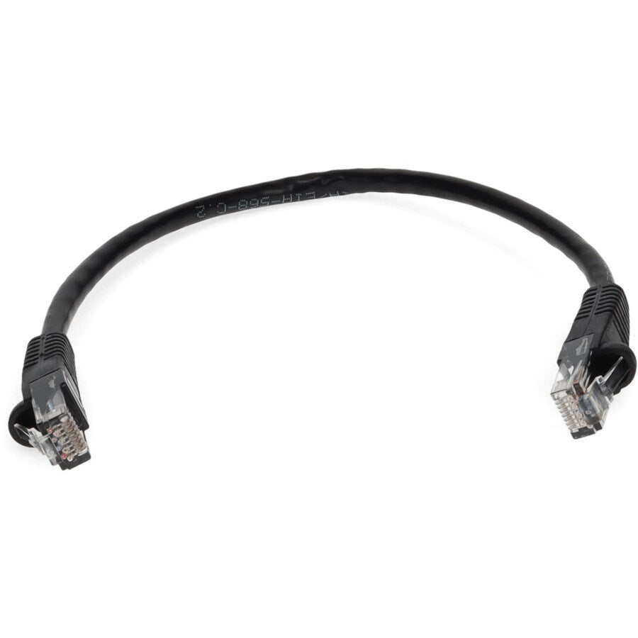 RJ-45 M/M PATCH CBL 2FT BLACK CAT6 UTP PVC CU