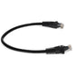 RJ-45 M/M PATCH CBL 2FT BLACK CAT6 UTP PVC CU