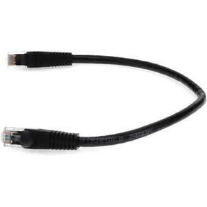 RJ-45 M/M PATCH CBL 2FT BLACK CAT6 UTP PVC CU
