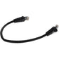 RJ-45 M/M PATCH CBL 2FT BLACK CAT6 UTP PVC CU