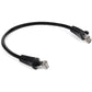 RJ-45 M/M PATCH CBL 2FT BLACK CAT6 UTP PVC CU