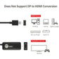 HDMI TO DISPLAYPORT 1.2 4K 60HZ CONVERTER ADAPTER