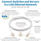 SAFE-IT CAT6A ENET CABLE ANTIBACTERIAL SNAGLESS SLIM MM 15FT