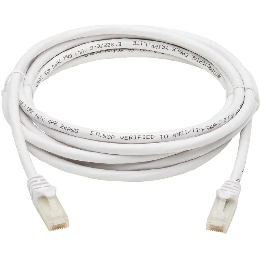 10FT CAT6A WHITE M/M SNAGLESS ANTIBACTERIAL SAFE-IT 10G ENET CBL