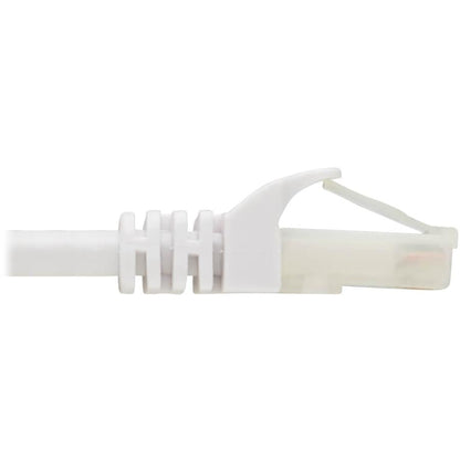 14FT CAT6A WHITE M/M SNAGLESS ANTIBACTERIAL SAFE-IT 10G ENET CBL