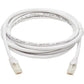 14FT CAT6A WHITE M/M SNAGLESS ANTIBACTERIAL SAFE-IT 10G ENET CBL