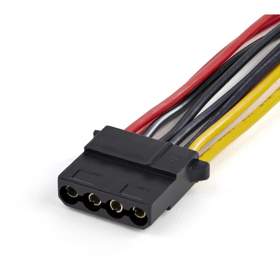 DUAL SATA TO LP4 POWER CABLE ADAPTER 2 SATA TO 4 PIN LP4 DOUBLER