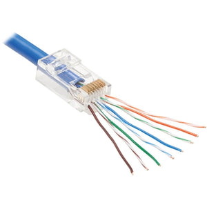 50PK CAT6 RJ45 PASS-THROUGH FTP MODULAR PLUG