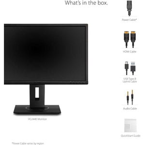 24IN LCD 1920X1080 MONITOR WITH HDMI DP VGA USB-HUB