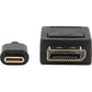 3FT USB-C TO DISPLAYPORT M/M ADAPTER CABLE BI-DIRECTIONAL 4K HDR