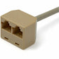 RJ45 SPLITTER CABLE ADAPTER NETWORK CABLE DROP SPLITTER F/M