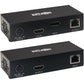 DISPLAYPORT TO HDMI OVER CAT6 EXTENDER KIT W KVM SUPPORT 4K 60HZ