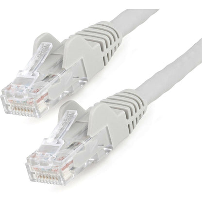 1FT GRAY CAT6 ETHERNET CABLE LSZH SNAGLESS PATCH CABLE LAN RJ45