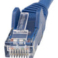 6IN BLUE CAT6 ETHERNET CABLE LSZH SNAGLESS PATCH CABLE LAN RJ45