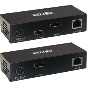 DISPLAYPORT OVER CAT6 EXTENDER KIT KVM SUPPORT USB 4K POC TAA