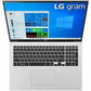 LG GRAM I7 16GB 512GB SSD 17IN IPS BT WL BFP W10P