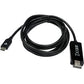 USB-C TO HDMI 2.0 CABLE 2M BLK VID  DATA CABLE 21.6GBPS 4K OUTPUT