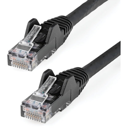 7FT BLACK CAT6 ETHERNET CABLE LSZH SNAGLESS PATCH CABLE LAN RJ45