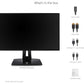 27IN 4K UHD COLORPRO DESIGN MONITOR WITH USB-C 3840X2160