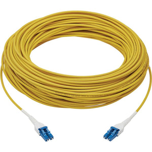 FIBER CABLE 100G SMF DUPLEX 9/125 OS2 LC/LC ARMORED YELLOW 75M