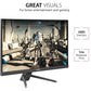 24IN 1080P 75HZ 1MS FREESYNC MONITOR WITH HDMI DP VGA