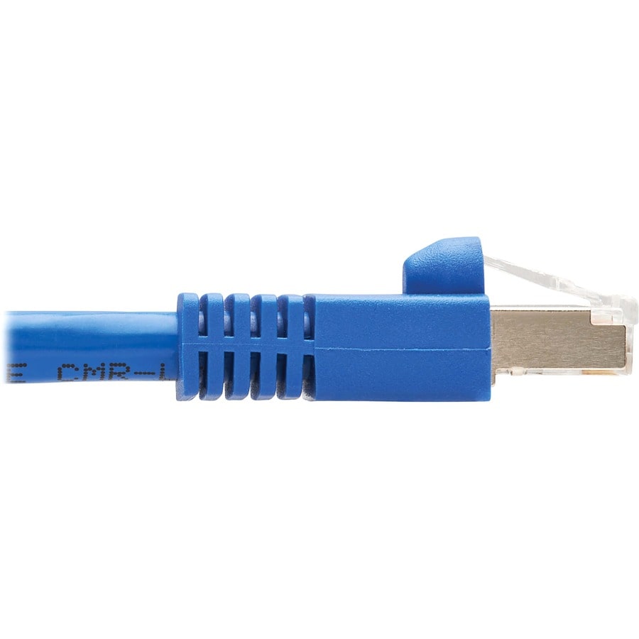 1M ETHERN CABLE SHIELDED M12 X-CODE CAT6A M12 RJ45 M/M BLUE 1M