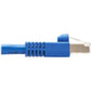 2M CAT6A BLUE M/M 10G SHIELDED M12 X-CODE CMR-LP ETHERN CABLE