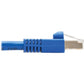 1M CAT6A BLUE M/M SHIELDED M12 X-CODE RIGHT-ANGLE RJ45 ETHERN CBL