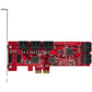 10 PORT SATA PCIE CARD ADAPTER PCIE SATA EXPANSION CONTROLLER