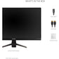 22IN 1080P 75HZ 1MS FREESYNC MONITOR WITH HDMI DP VGA