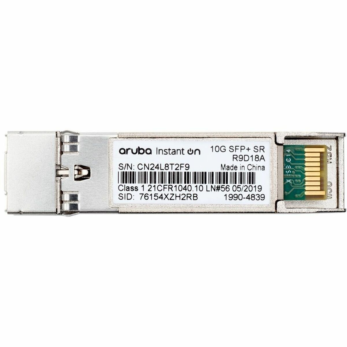 ARUBA ION 10G SFP+ LC SR 300M MMF XCVR PL-I5