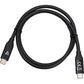 USB-C USB4 CABLE 0.8M 2.6FT VIDEO DATA PWR 4K 60HZ 40GBPS 5A