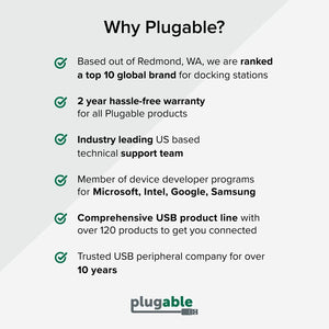 PLUGABLE USB3 USBC - DP ADAPTER USBC DISPLAYPORT GRAPHICS ADAPTER