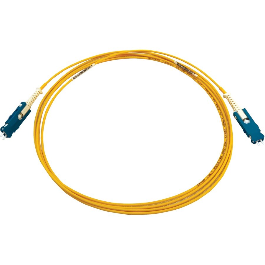 2M FIBER OPTIC M/M 400G SMF DUPLEX SN-UPC LSZH YELLOW CABLE