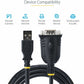 3FT USB TO SERIAL CABLE ADAPTER USB TO RS232 DB9 CONVERTER CABLE