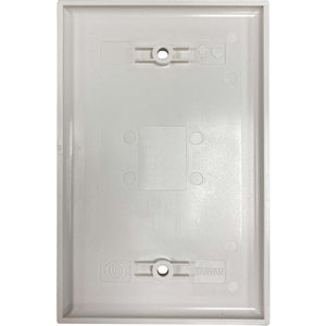 SAFE-IT BLANK WALL PLATE ANTIBACTERIAL IVORY MATTE TAA