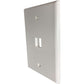 SAFE-IT WALL PLATE SINGLE-GANG 1-PORT ANTIBACTERIAL IVORY MATTE